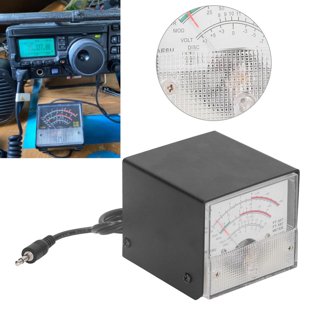 SWR Test Meter Pointer Type Power Detector Standing Ratio Meter For