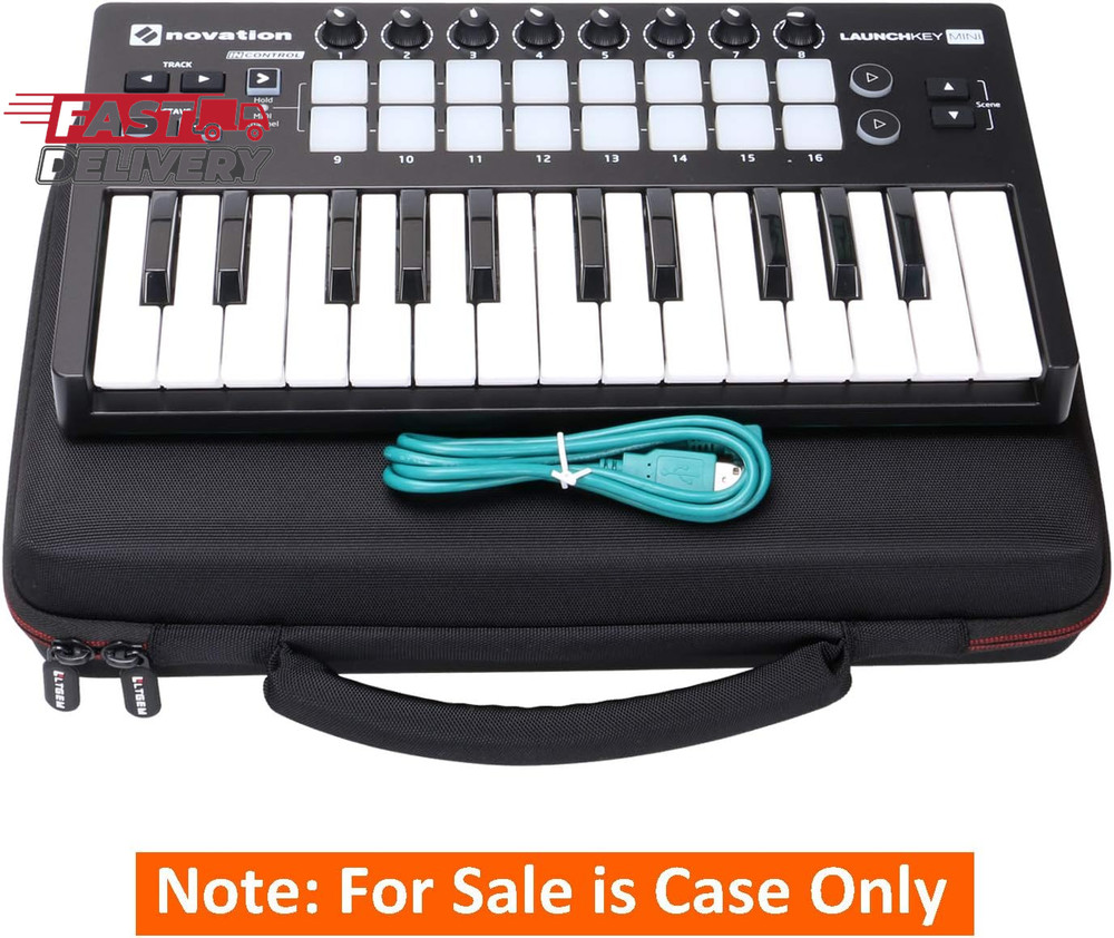 LTGEM EVA Hard Case for Novation Launchkey Mini 25-Note USB Keyboard MK2 Control