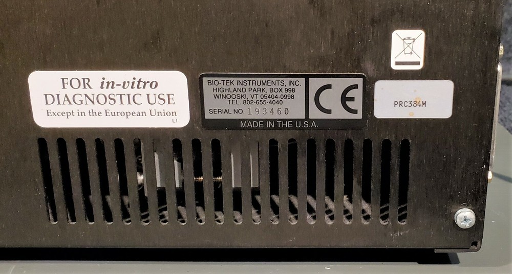 BIO-TEK PRECISION MICROPLATE PIPETTING SYSTEM PRC384M w/ CONTROL CONSOLE