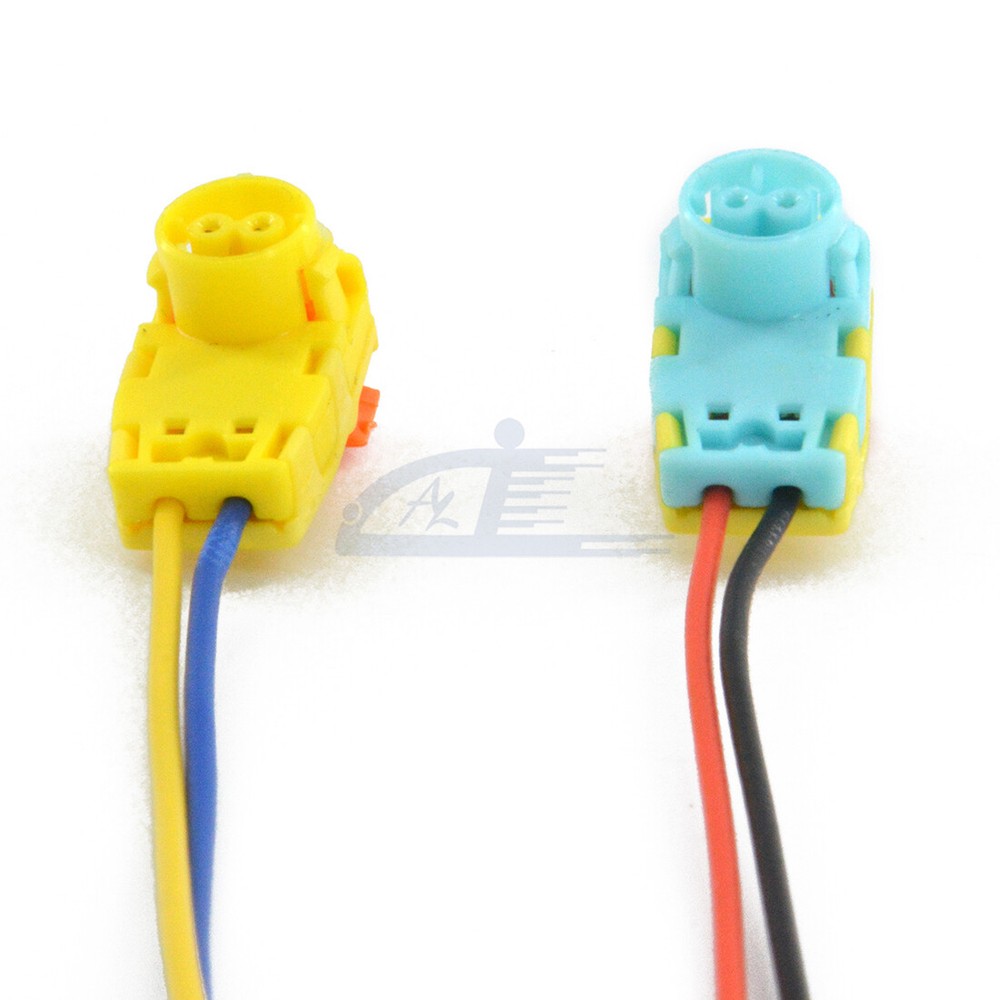 2pcs Driver AB Clock Spring Plug Connector Wire Harness for 2018 2019 Dodge Ram