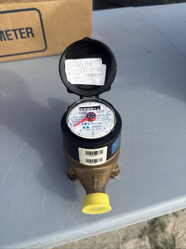 Master Meter 3/4” x 3/4” X 7 1/2”