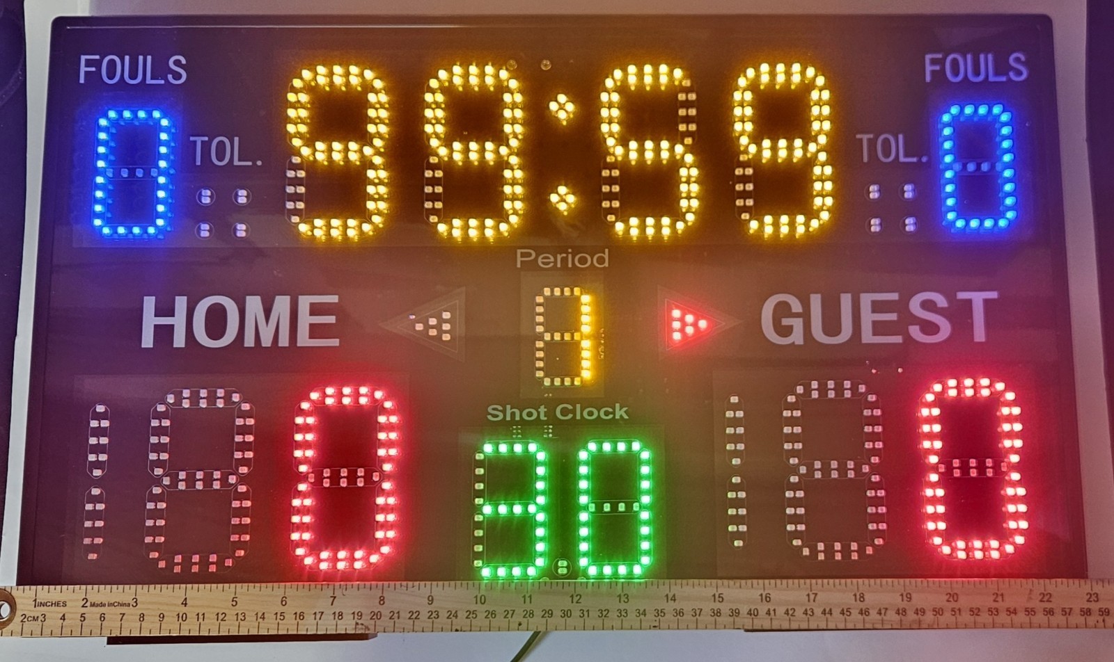 GANXIN A30N 15-DIGITAL SCOREBOARD WITH LED LIGHT NEW IN BOX