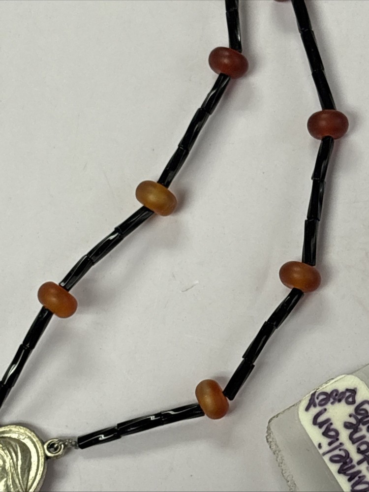 Camelian Stone Extra Long Rosary ~ READ DESCRIPTION