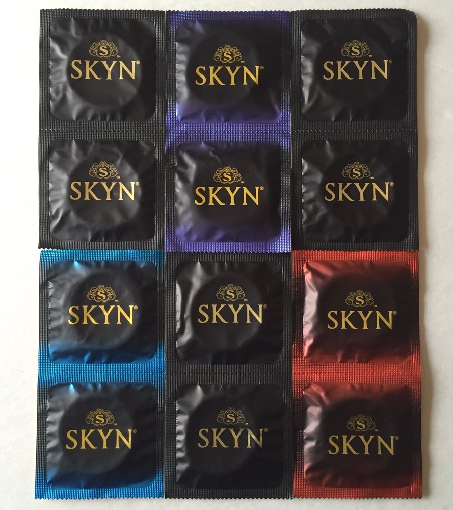 SKYN Sampler NON-LATEX Condoms Pack Bulk + Brass Pocket Case
