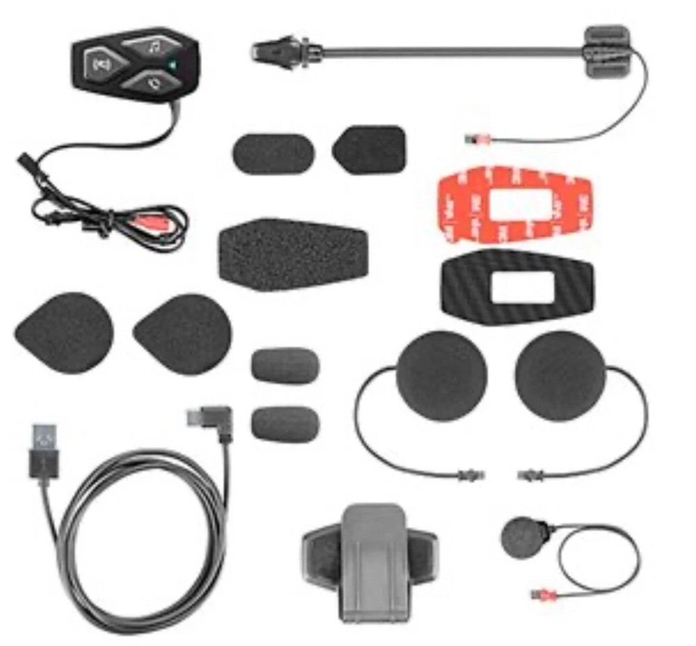 Interphone UCOM 3 Single Bluetooth System for Full face /Flip Motorcycle Headset