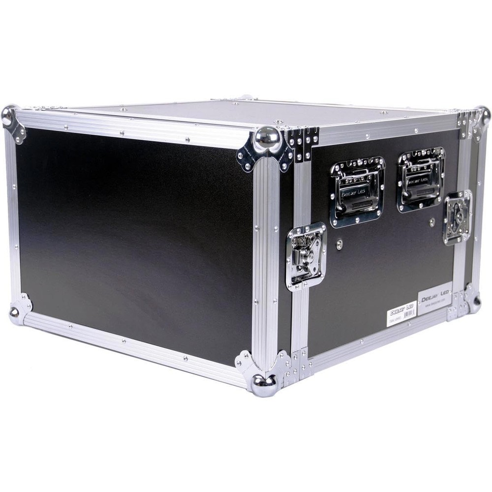Deejay LED Fly Drive 6U Space Shock Mount Amplifier Case - 21" Body Depth