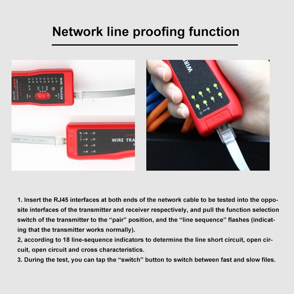 Cable Tester Multifunction Wire RJ45 RJ11 Cable❀