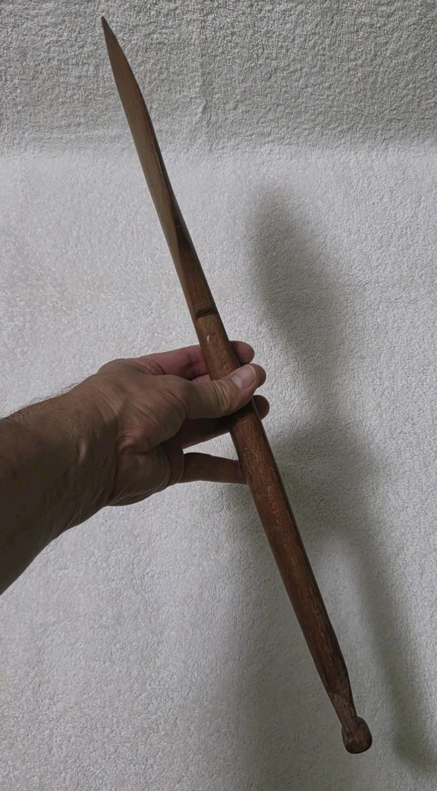 🔶️VINTAGE CARVED WOODEN PADDLE CEREMONIAL WAR CLUB SUBI OCEANIC TRIBAL ART