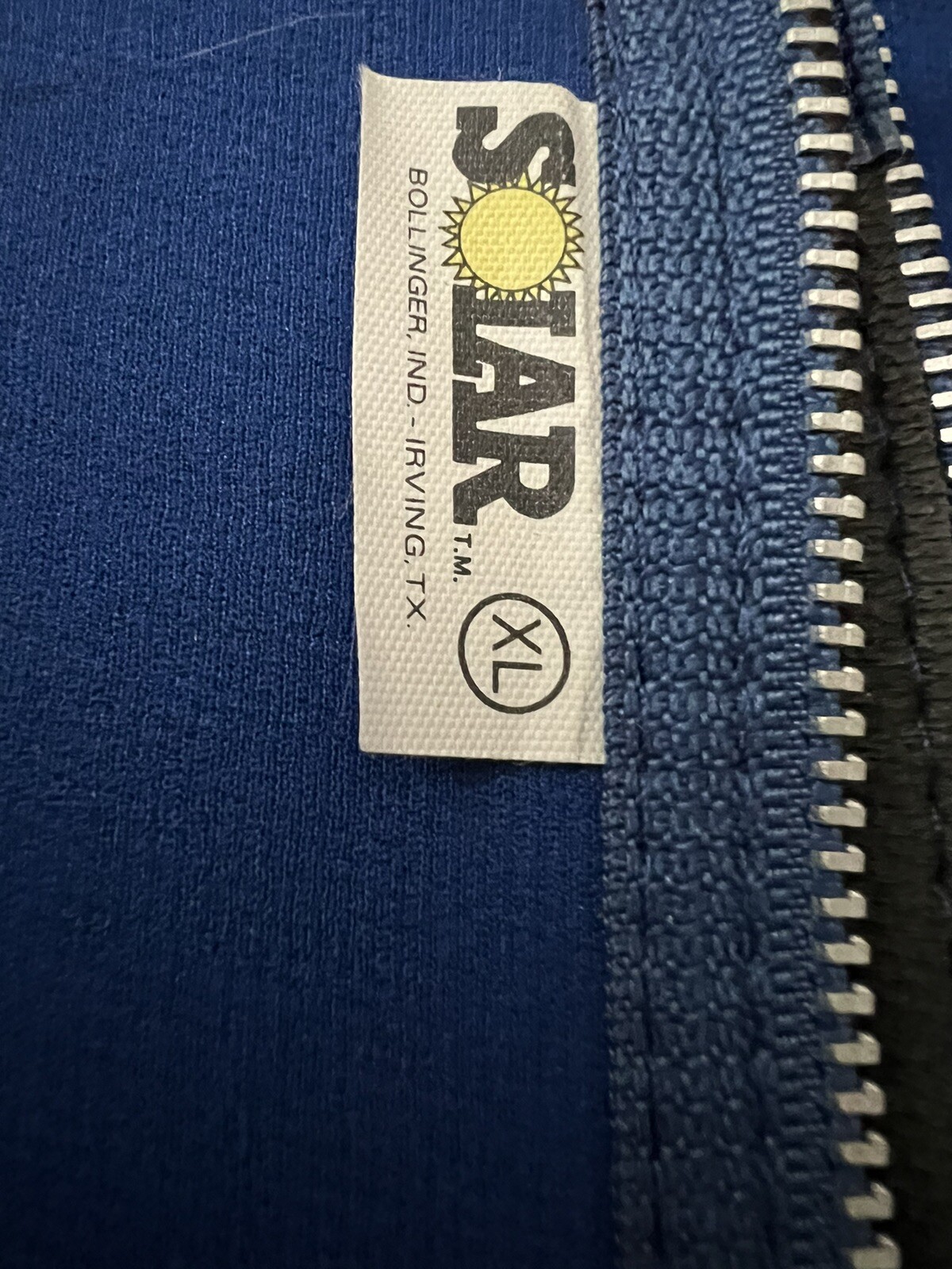 Vintage SOLAR Zipper Belt Waist Trimmer Extra-Large 39"-42" NOS NEW! Bollinger