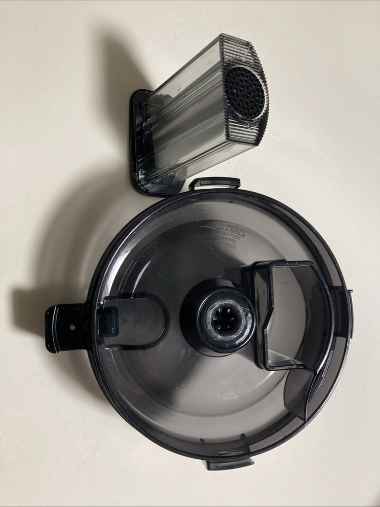 Ninja Blender Food Processor BL820 Feed Chute Lid W/ Lock, Pusher Replacement