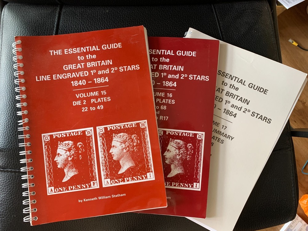 Essential Guide Line Engraved volumes 15 16 17 Kenneth Statham plating stamps