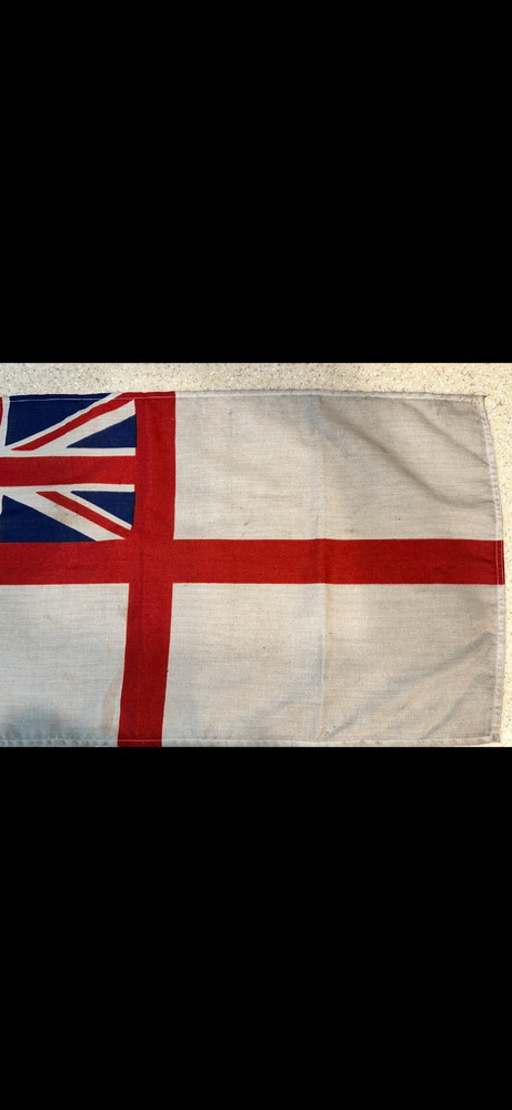WW2 British naval flad dated 1944