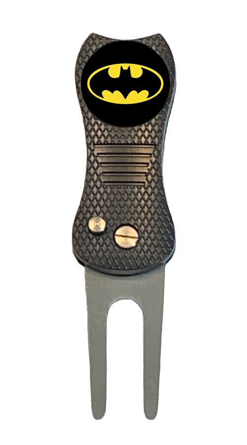 Batman DC Comics Golf Ball Marker w/ Premium Switchblade Divot Tool