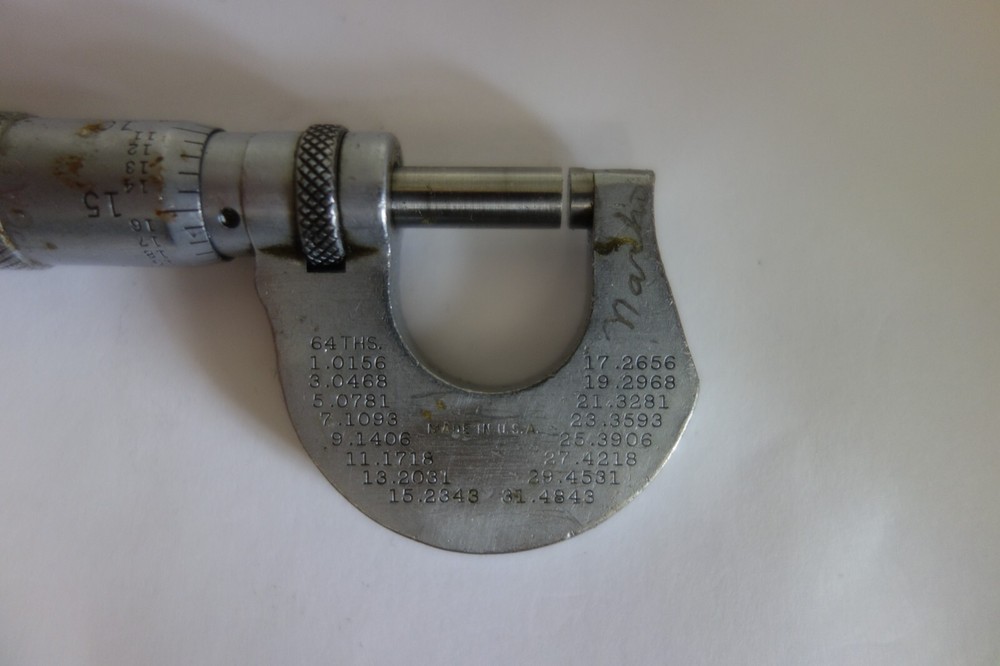 STARRETT 232RL Ratchet Stop Outside Micrometer 1/2''