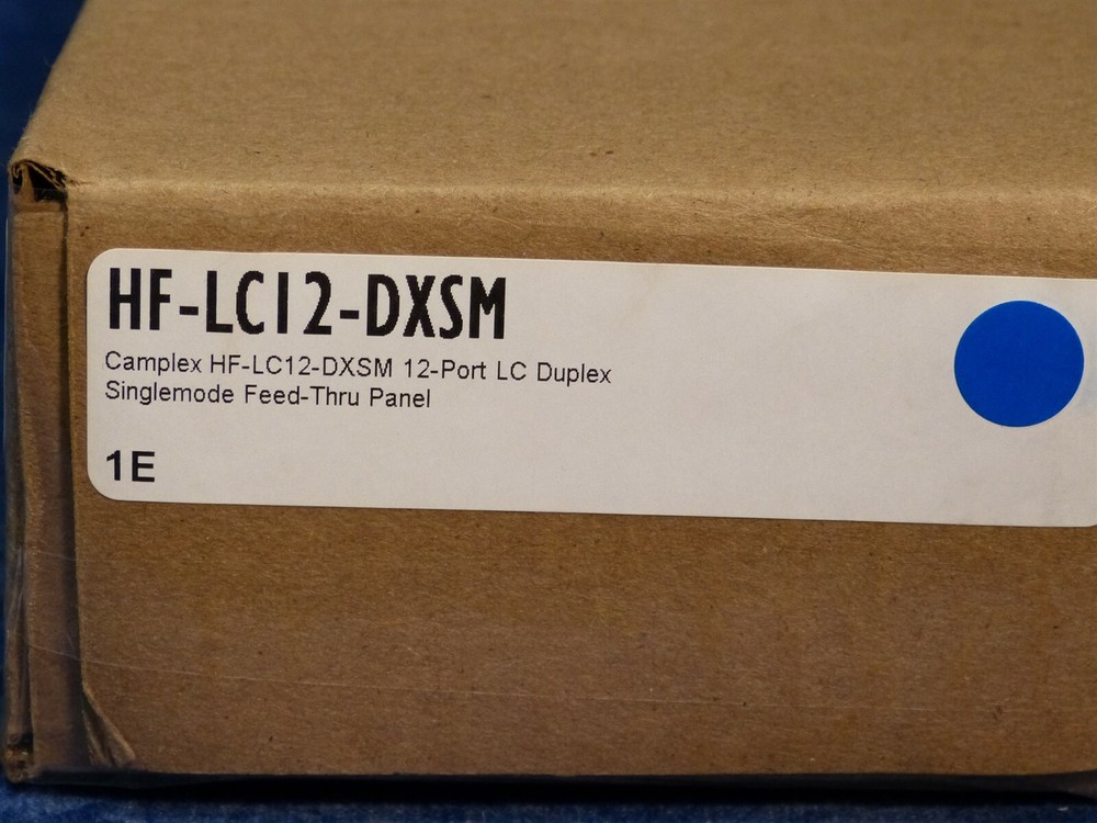 Camplex HF-LC12-DXSM 12-Port LC Duplex Singlemode Feed-Thru Patch Panel (H21)