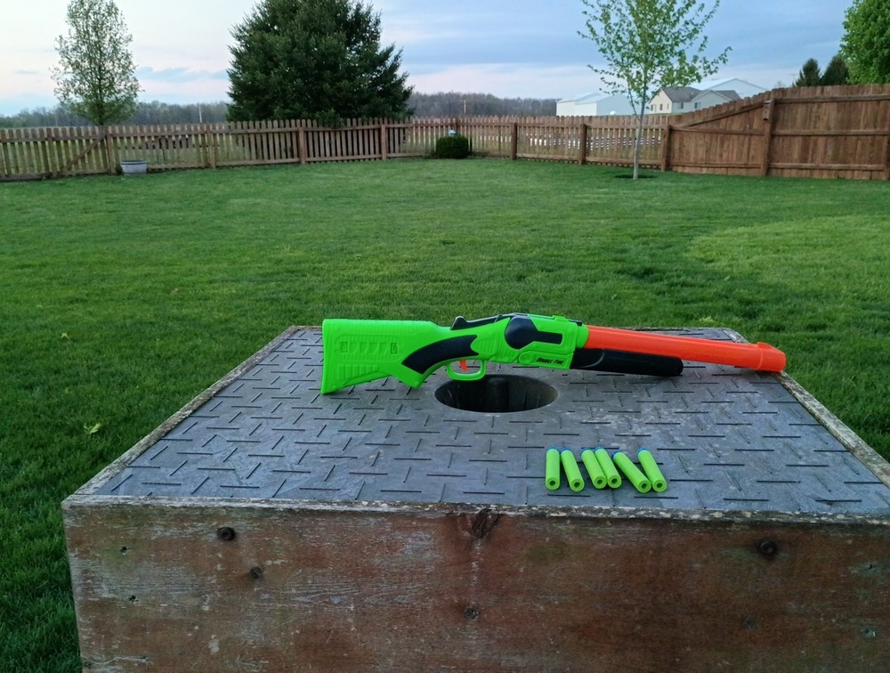 Adventure Force Double Fire (Works) Includes 6 Darts (Missing Gray Dart Holder)