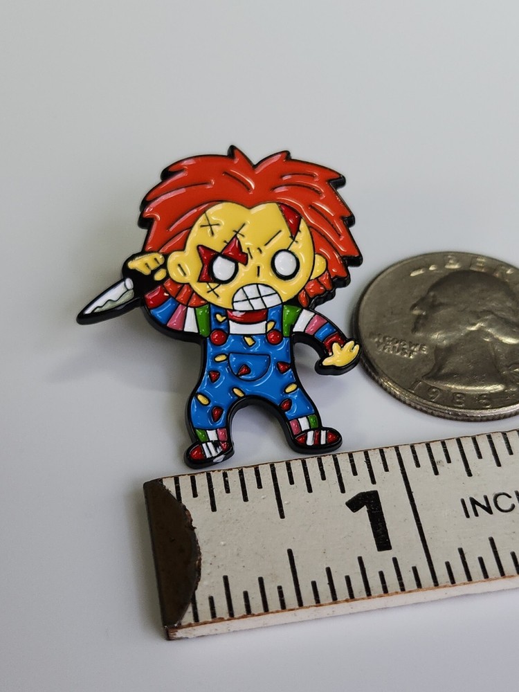 Scary Chucky Doll Lapel Pin