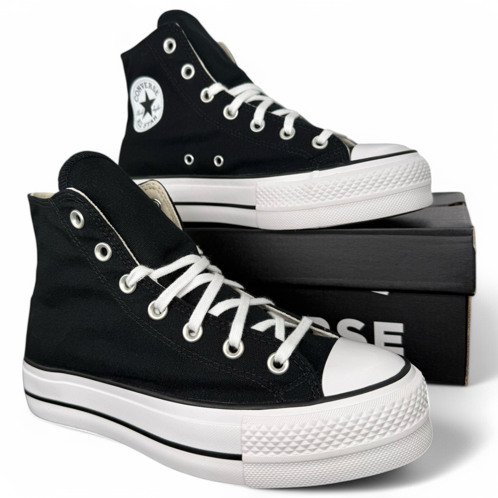 Converse Chuck Taylor LIFT HI High Top Canvas Platform Women US Sz 5-10.5 NEW