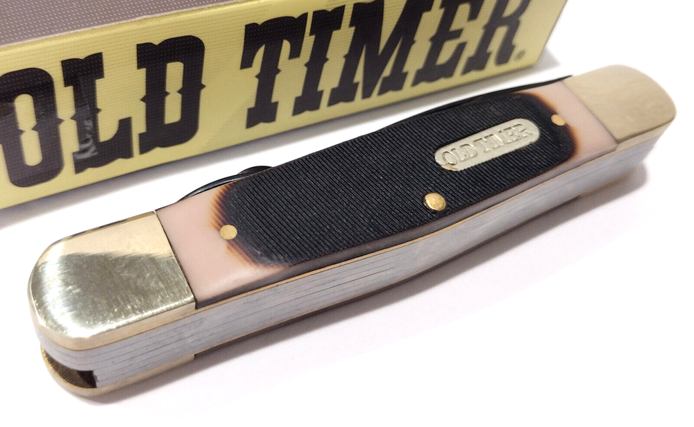 Schrade Old Timer Splinter Carving Wood Work Pocket Knife Chisel Blade SCH24OT