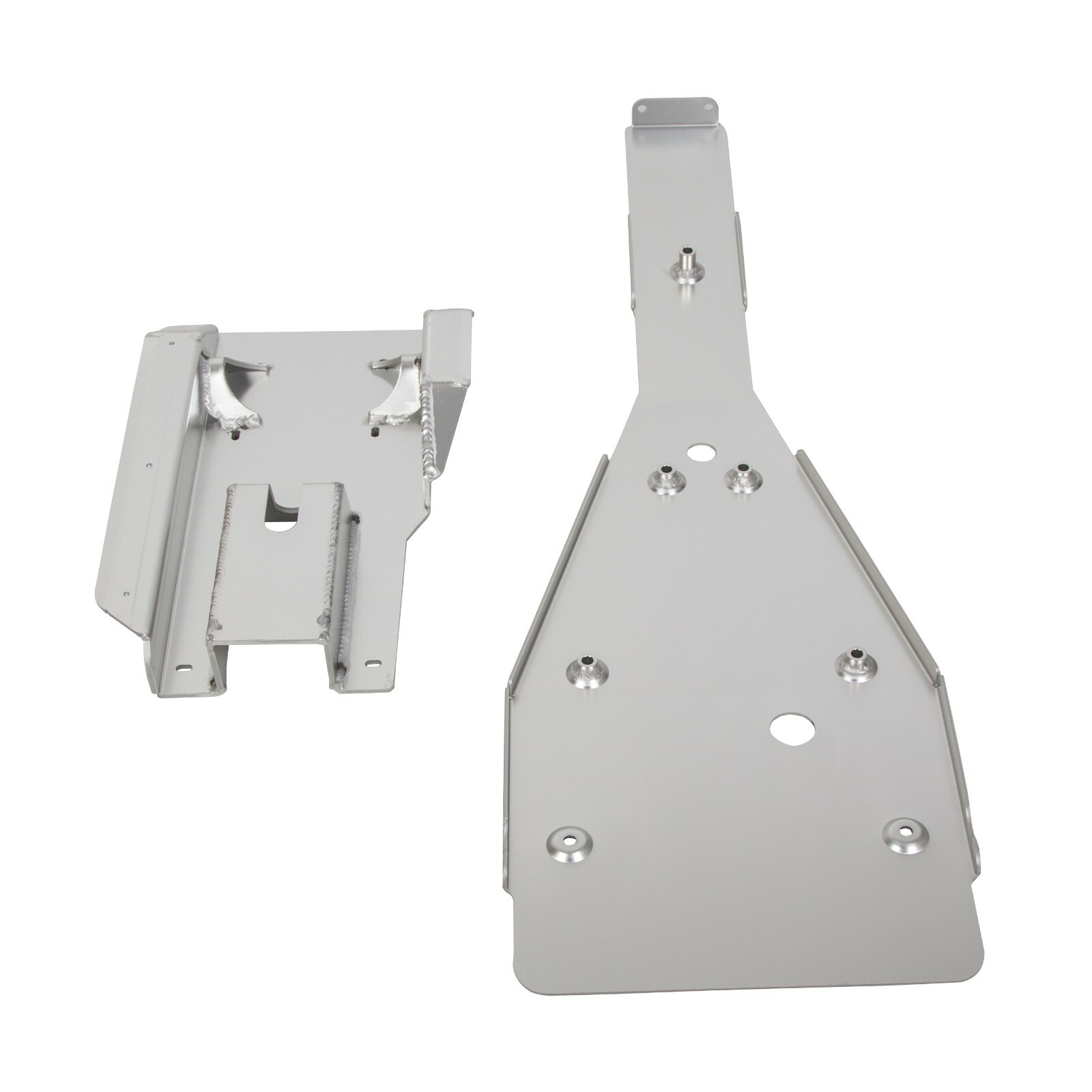 For Yamaha Raptor 700 700R Full Chassis Glide Swing Arm Skid Plate Guard Combo