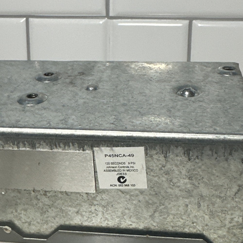 Johnson Controls P45NCA-49 Lube Oil Control