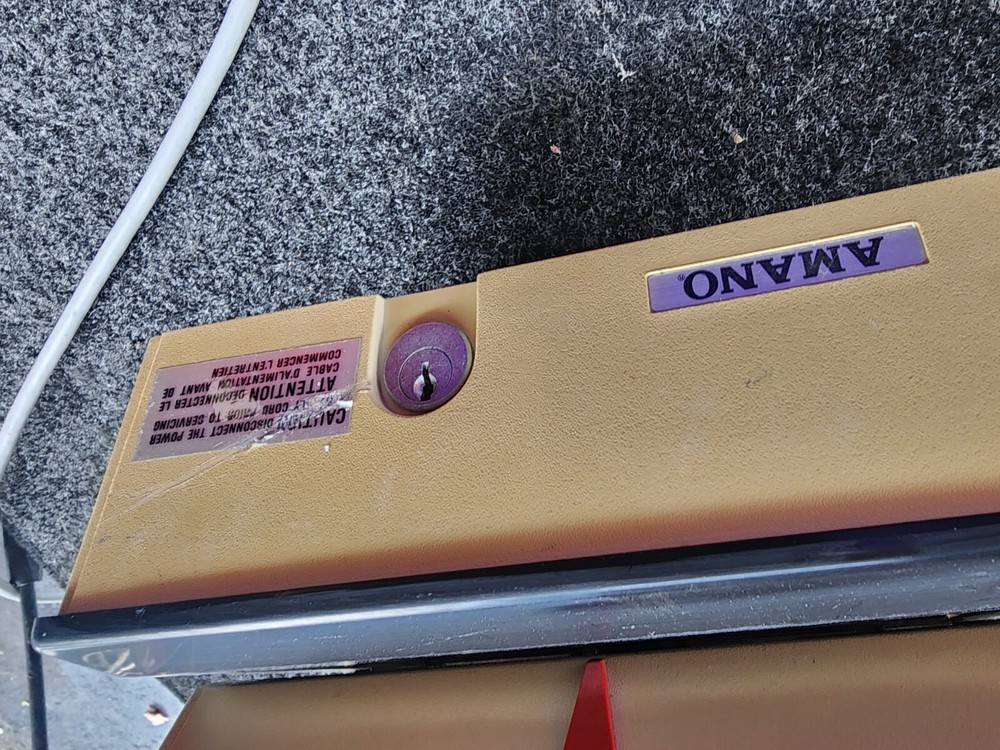 Amano Timeclock 3607 With Box!!