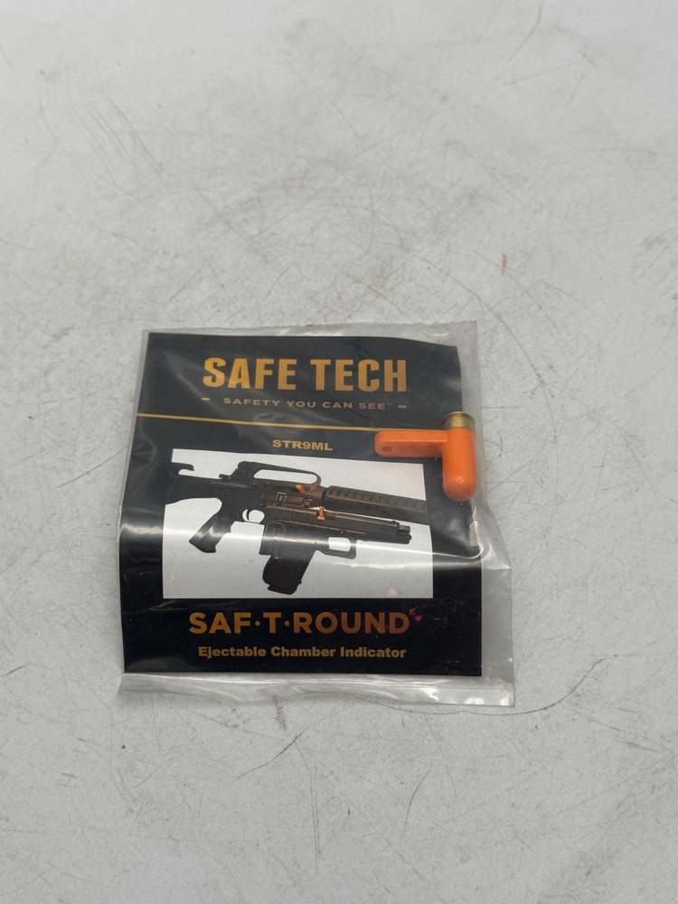 Safe Tech SAF-T-ROUND STR9ML 9mm Ejectable Empty Chamber Indicator Orange