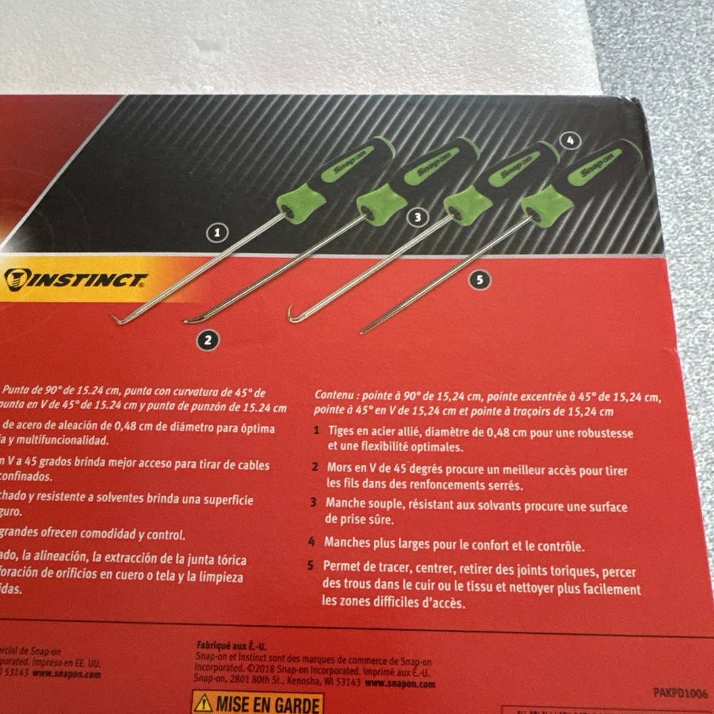 Snap On Plastic Storage Tray For Large Pick Set NEW