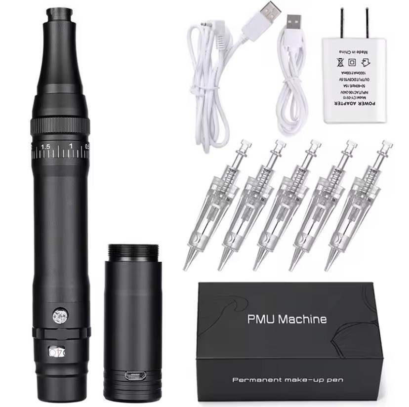 Wireless PMU Machine Permanent Makeup for Eyebrows Miroblading Eyeliner Lip