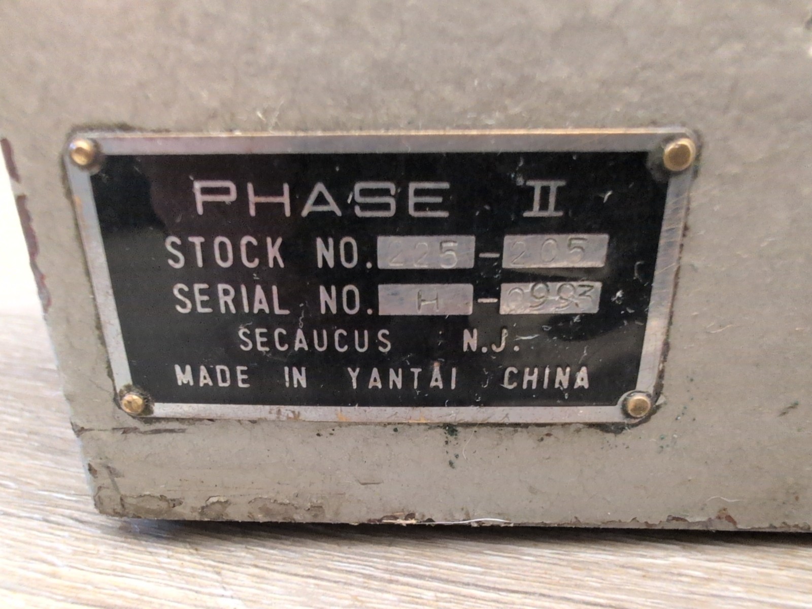 PHASE II 5C Collet Indexer Spin Indexing 225-205