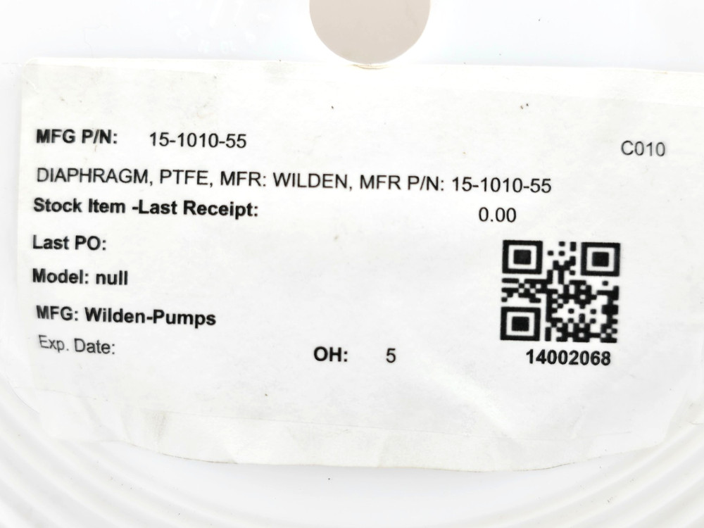15-1010-55 WILDEN TEFLON DIAPHRAGM