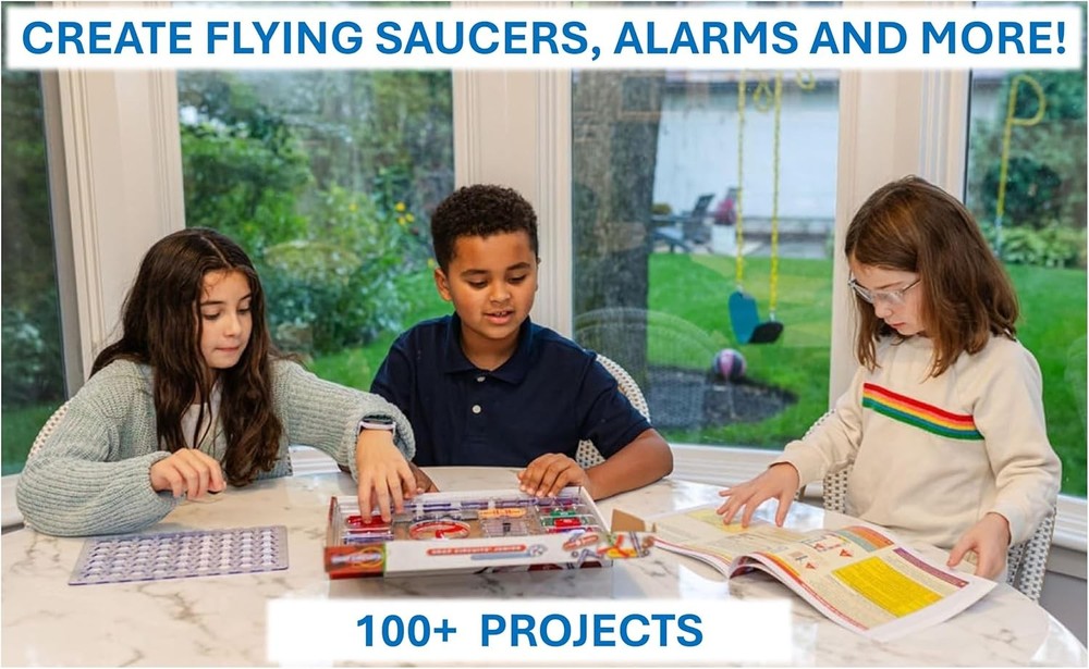 Electronics Learning Kit for Kids - Over 100 Projects & Circuit Building Fun