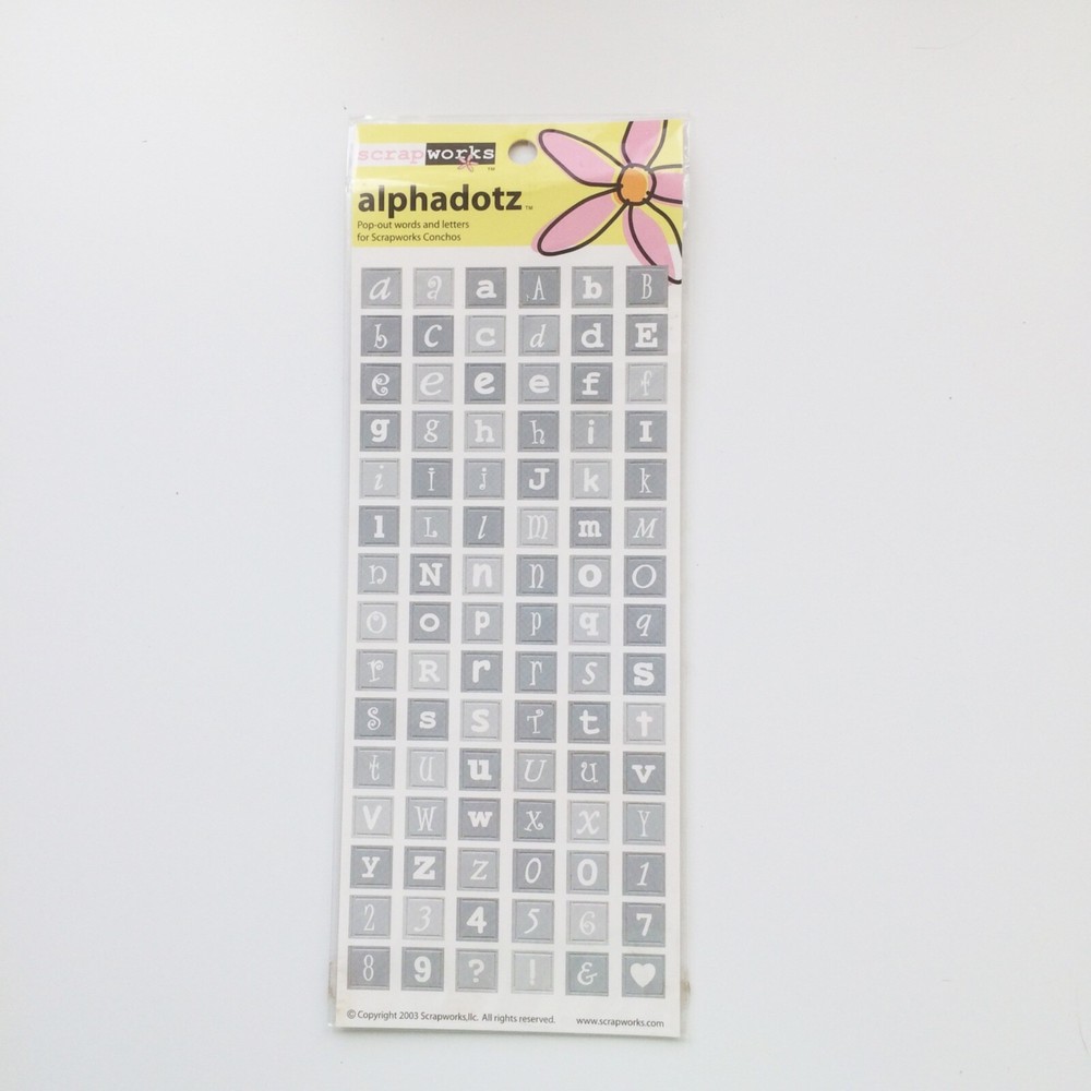 ScrapWorks Alphadotz