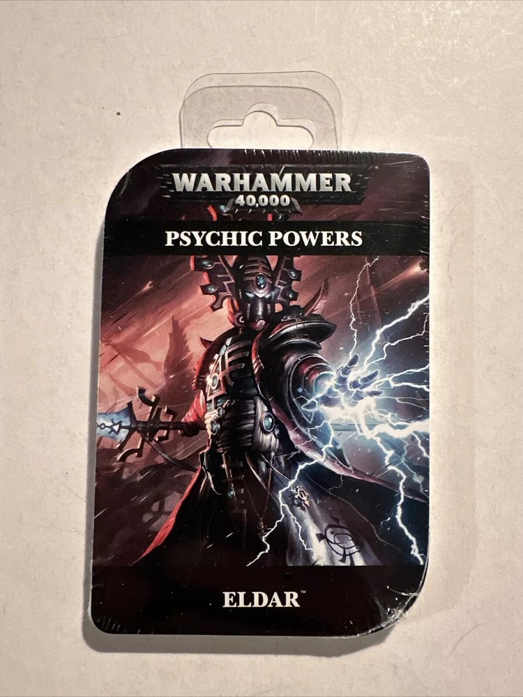Eldar Psychic Powers Cards 6th Ed  New & Sealed - Warhammer 40K Eldar / Aeldari