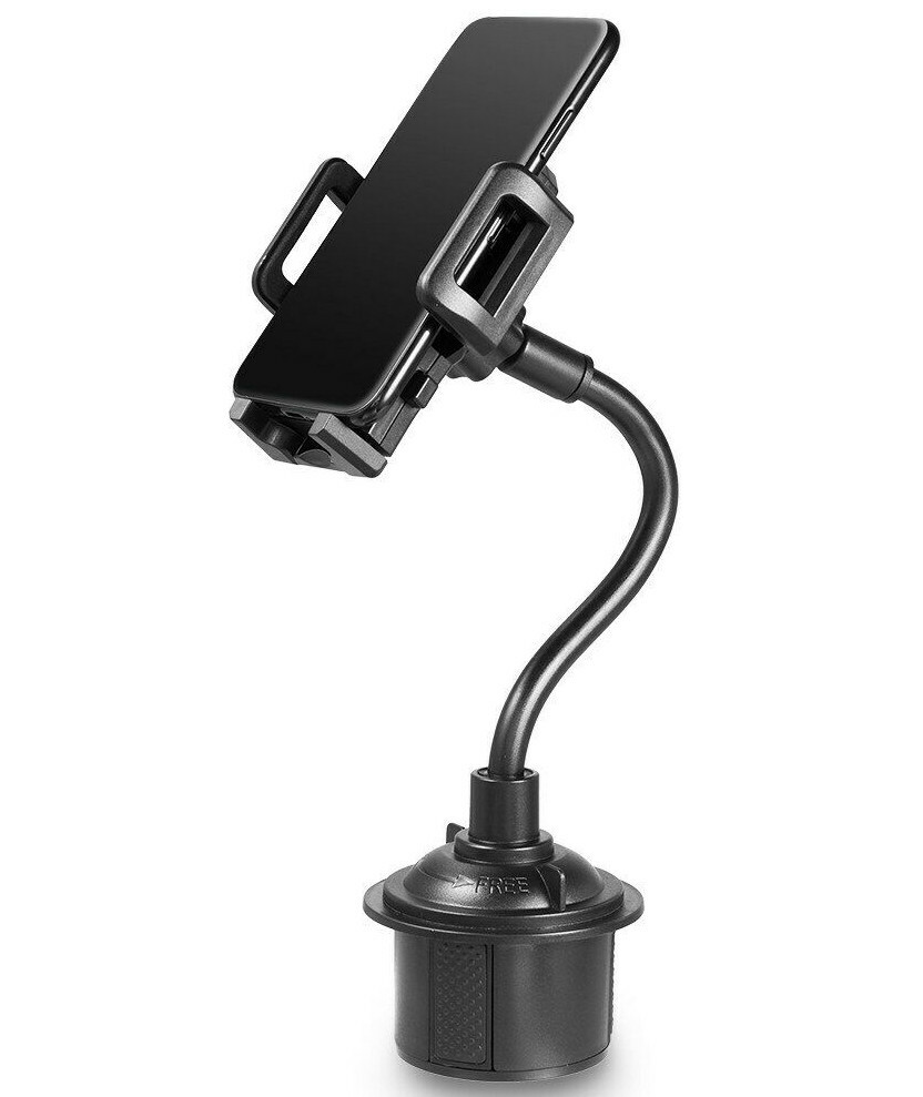 Adjustable Universal Car Mount Holder Gooseneck Cup Cradle for Any Cell Phone