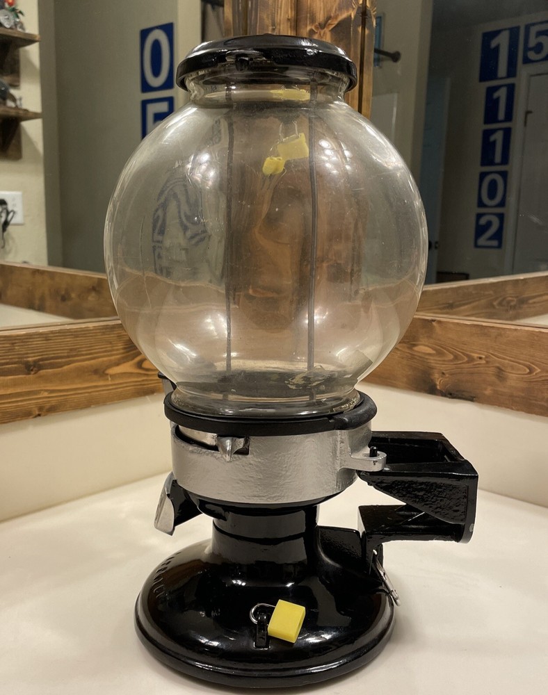 Columbus Model “A” Gumball Machine Black with Wall Mount
