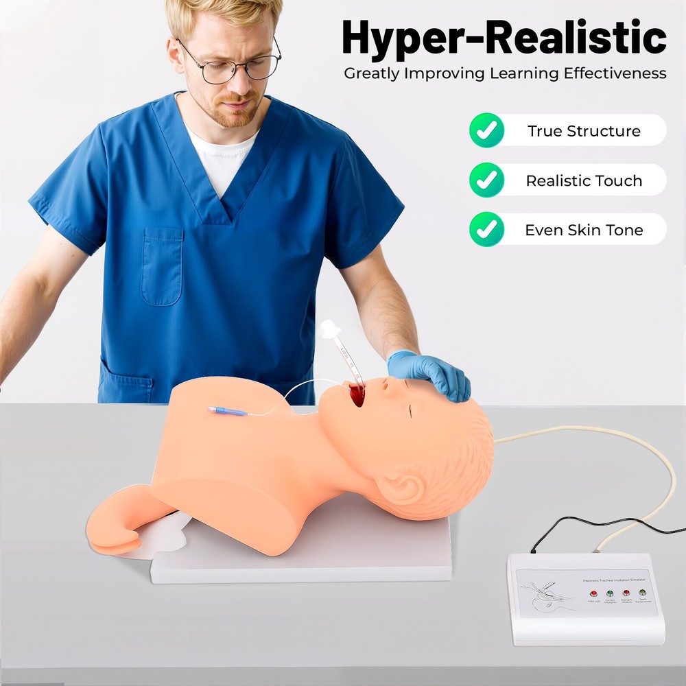 Intubation Manikin Study Teaching Simulator Airway Management Trainer Model