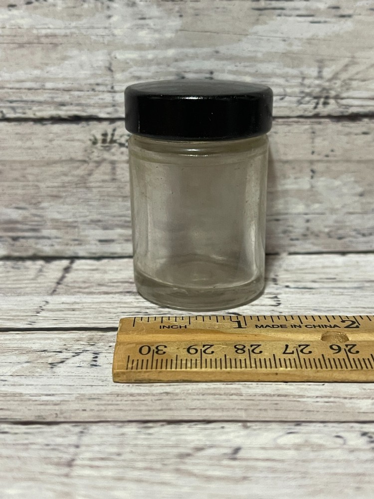 Vintage  Meccano Microscope Set Replacement Parts - EMPTY GLASS CONTAINER