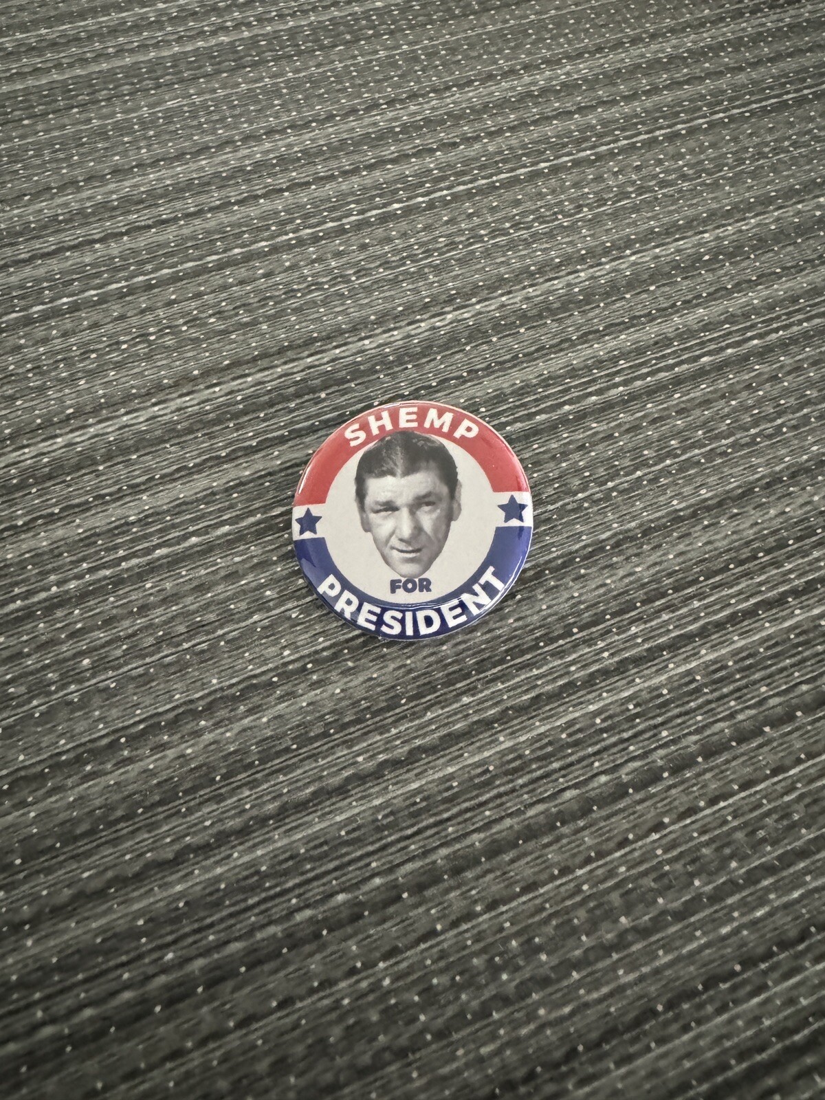 SHEMP For President 1.25" Pin Button Stooges
