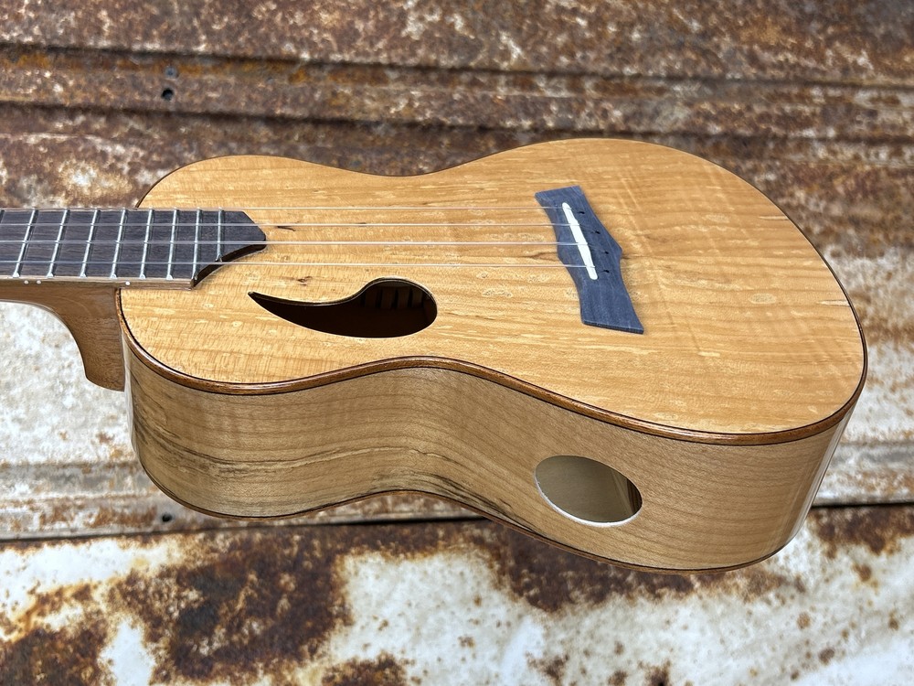 Snail Spalted Maple Gloss Concert Ukulele