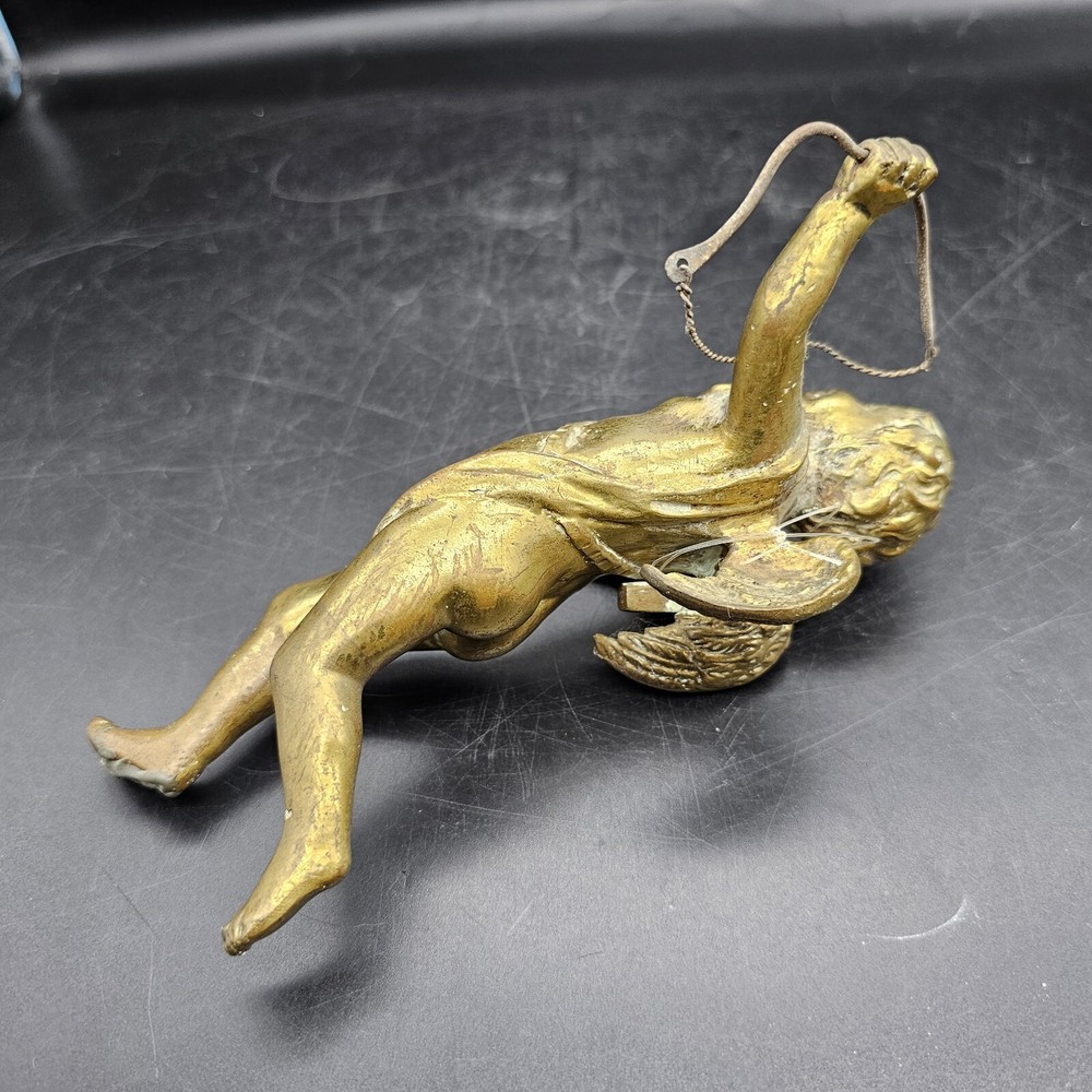 Solid Brass Cupid Architectural Salvage 7"