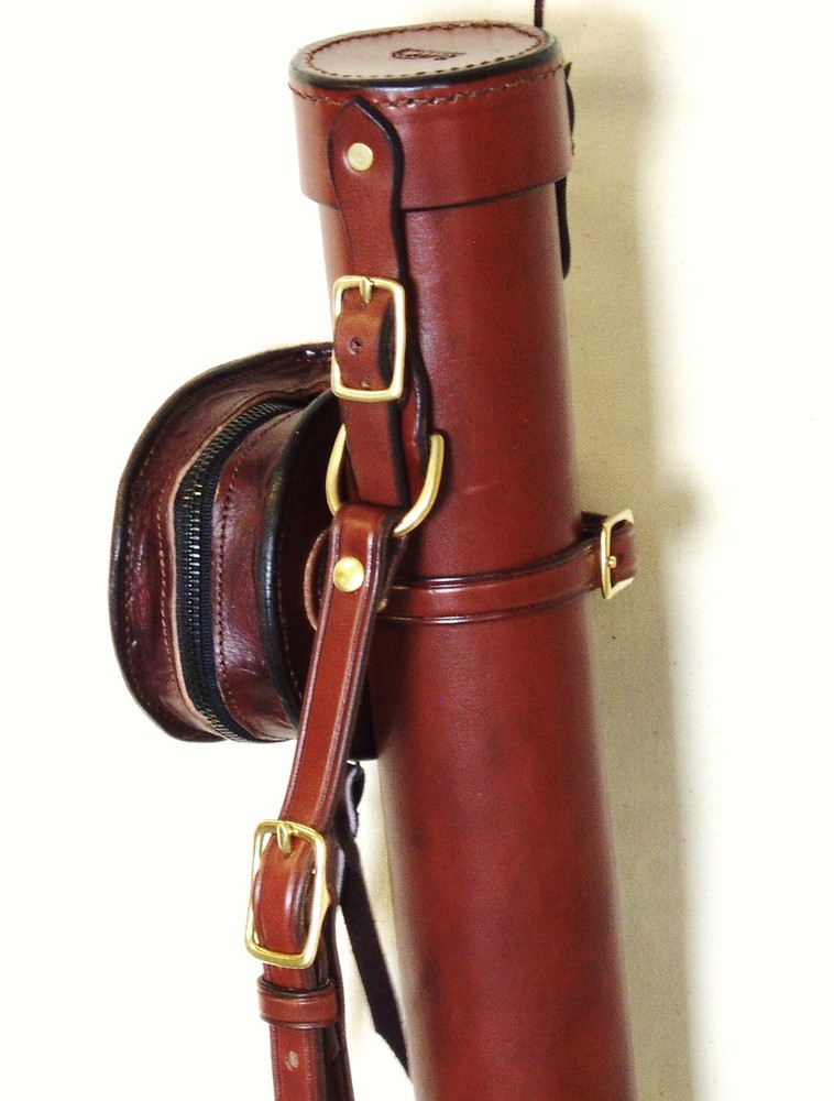Handmade Leather Fly Rod Case-32 inch