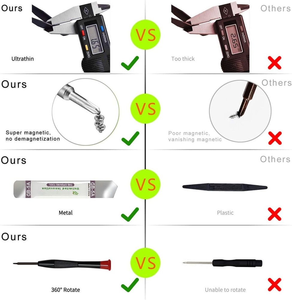 General Opening Repair Tool Kit Screwdriver Set PC Cell Phone Electronics Laptop