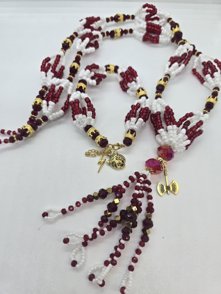 Set de collar e idde orisha SHANGO