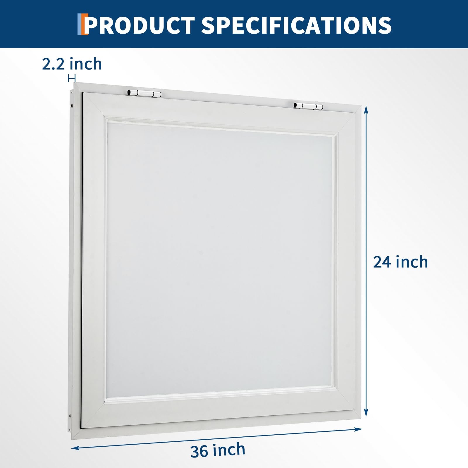 36x24" Food Truck Service Window 85° Weatherproof Aluminum Awning Door W/Lock