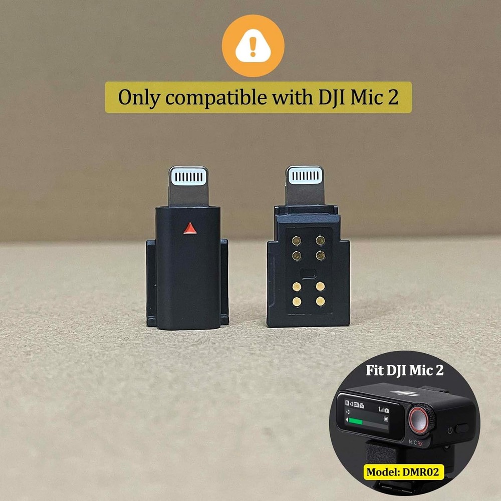 Original Mobile Phone Adapter for DJI Mic 2 Lightning Adapter, 2