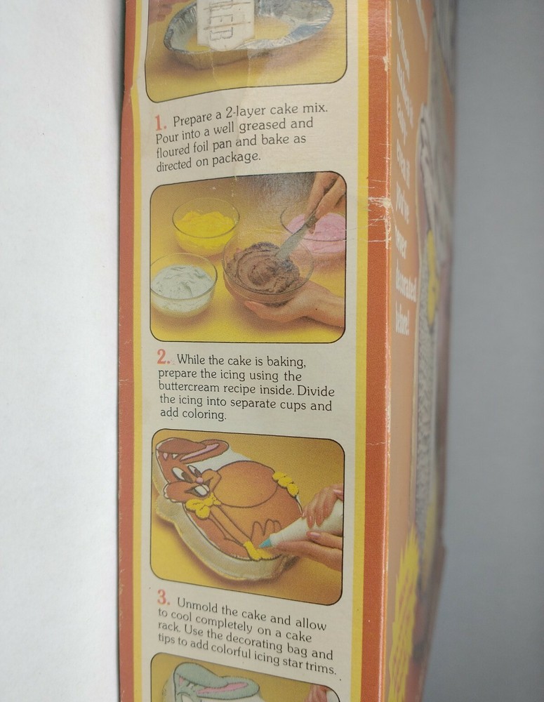 Bugs Bunny Wilton Cake Decorating Kit Vintage 1981 Cake Pan Only