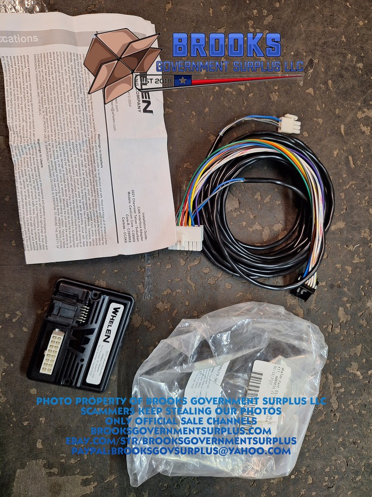 Whelen C399K6 21 plus tahoe cencom core CAN interface adapter NEW