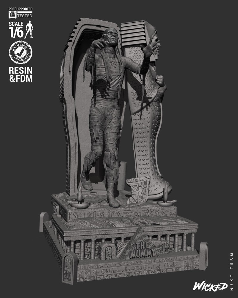 Horror Classic The Mummy model kit unassembled unpainted see Description