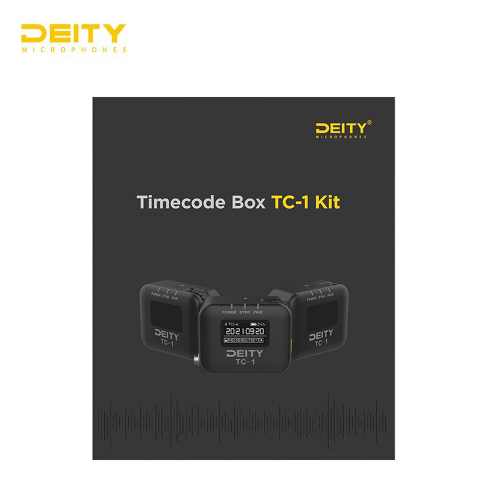 DEITY TC-1 Kit Wireless Timecode Box Generator Microphone Time Coder Recording